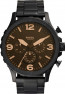 Pulseira de relógio Fossil JR1356 / 25XXXX Aço Preto 24mm