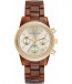 Pulseira de relógio Michael Kors MK6346 Aço Marrom 18mm