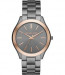 Pulseira de relógio Michael Kors MK8576 Aço Cinza antracite 22mm