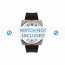 Diesel pulseira de relogio DZ1249 Silicone Marrom 28mm